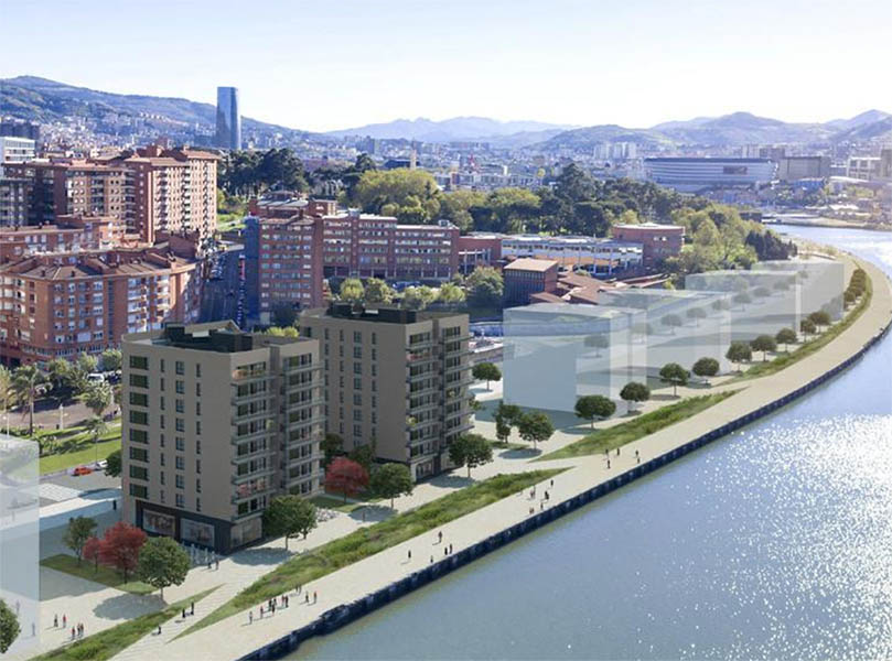Aideko instaló el sistema de ventilación y anti incendios en residencial Zamakoa en el barrio de Zorrozaurre en Bilbao